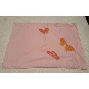 Vintage Hanae Mori Pink butterfly pillowcase